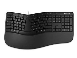 Microsoft Ergonomic Keyboard - Black. Wired