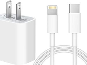 iPhone 14 13 12 11 Super Fast Charger [Apple MFi Certified ]High Speed Charger 20W PD USB-C Wall Charger 6FT Cables Compatible with iPhone 14/14 Pro/14 Pro Max/14 Plus/13/13Pro/12/12 Pro/11/11Pro