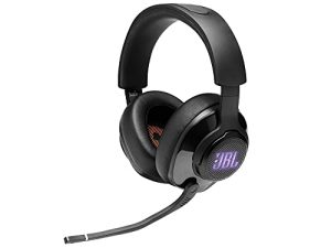 JBL Quantum 400 - Wired Over-Ear Gaming Headphones with USB and Game-Chat Balance Dial - Black