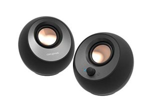 Creative Pebble V3 Minimalistic 2.0 USB-C Desktop Speakers with USB Audio
