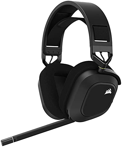 Corsair HS80 RGB WIRELESS Premium Gaming Headset with Dolby Atmos Audio (Low-Latency Corsair HS80 RGB WIRELESS Premium Gaming Headset with Dolby Atmos Audio (Low-Latency