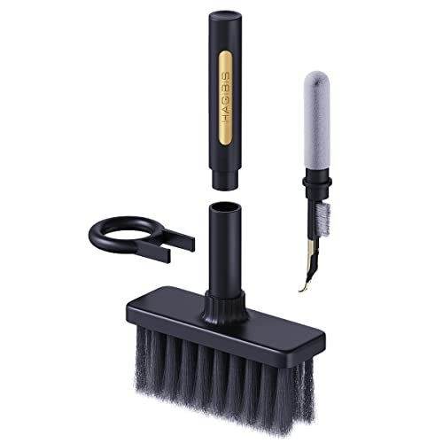 Hagibis Cleaning Soft Brush Charcoal Infused Bristles Keyboard Cleaner 5-in-1 Multi-Function Cleaning Tools Kit Corner Keycap Puller Remover Multi Brush for PC Laptop Airpods Pro Camera Lens (Black) Hagibis Cleaning Soft Brush Charcoal Infused Bristles Keyboard Cleaner 5-in-1 Multi-Function Cleaning Tools Kit Corner Keycap Puller Remover Multi Brush for PC Laptop Airpods Pro Camera Lens (Black)