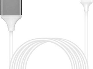 [Apple MFi Certified] Lightning to HDMI Adapter for Phone to TV