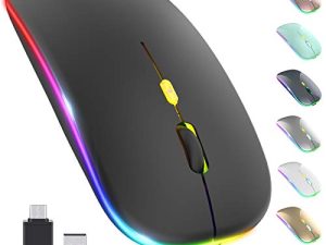 【Upgrade】 LED Wireless Mouse