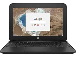 HP 11 G5 Chromebook 11.6inch Touch Screen Laptop Intel Celeron N 1.60GHz 4GB 32GB SSD (Renewed) (32GB) Black 1BS77UT