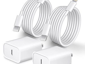 iPhone 14 13 12 Fast Charger [Apple MFi Certified] 10FT Type C Charger 2 Pack 20W USB C Charger Block with Fast Charging Cable for iPhone 14/14 Pro/13/13Pro Max/12/12 Pro Max/11/XS/XR/X/8Plus