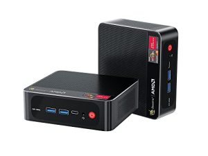 Beelink SER5 Mini Computers| Mini pc AMD 5600H Equipped W 11 pro & 32GB DDR4 3200Mhz&500GB M.2 2280 NVMe SSD; Triple 4K UHD Display