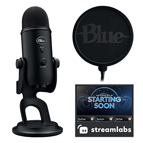 Logitech Blue Yeti Game Streaming Kit with Yeti USB Gaming Mic Logitech Blue Yeti Game Streaming Kit with Yeti USB Gaming Mic