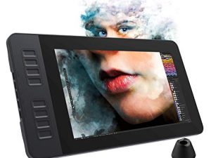 GAOMON PD1161 11.6 Inches HD IPS Tilt Support Graphics Drawing Pen Display Tablet with 8 Shortcuts and 8192 Levels Battery-Free AP50 Stylus