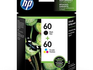 Original HP 60 Black/Tri-color Ink Cartridges (2-pack) | Works with DeskJet D1660
