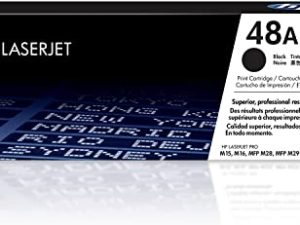 Original HP 48A Black Toner Cartridge | Works with HP LaserJet Pro M15
