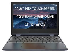 2022 Upgraded Lenovo Flex 3 X360 Chromebook Spin 2-in-1 Convertible Laptop Touch-Screen