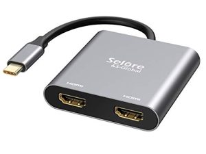 USB C to Dual HDMI Adapter 4K @60hz