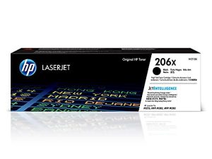 Original HP 206X Black High-yield Toner Cartridge | Works with HP Color LaserJet Pro M255