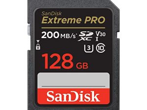 SanDisk 128GB Extreme PRO SDXC UHS-I Memory Card - C10