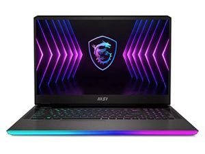MSI Raider GE77HX 17.3" FHD 360Hz Gaming Laptop Intel Core i7-12800HX RTX3080TI 16GBDDR5 1TB NVMe SSD Win11 - Dark Grey (12UHS-074)
