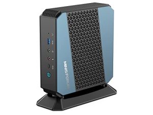 KODLIX HX90 Mini PC AMD RYZEN 9 5900HX DDR4 32GB 512GB PCIe SSD Small PC 2500Mbps LAN BT5.2 Radeon Graphics 2xHDMI 2xDisplay Port Support 4K@60Hz Quad Screen Output Mini Desktop Computer