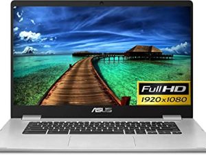 ASUS 15 Slim Chrome OS Laptop Intel Processor up to 2.4GHz 15.6in Full HD NanoEdge-Display with 180 Degree-Hinge 4GB DDR4 64GB Storage WiFi + BT (C523 – Renewed)
