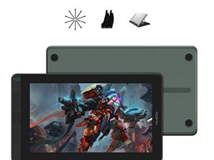 HUION Kamvas 13 Android Support Graphics Drawing Tablet with Screen Full Laminated Battery-Free Stylus Tilt 8 Hot Keys Adjustable Stand