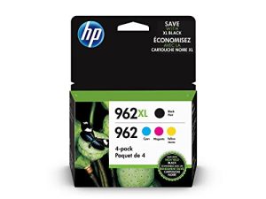 HP 962XL High Yield Black and HP 962 Cyan