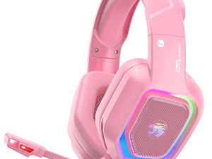 ZIUMIER Z30 Pink Gaming Headset for PS4