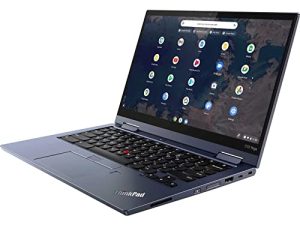 Lenovo - ThinkPad C13 - Yoga 2-in-1 Chromebook Enterprise - AMD Ryzen 3 3250C Dual-Core 2.60 GHz - 13.3" FHD Touchscreen - 4 GB RAM - 128 GB SSD Storage - Chrome OS - Abyss Blue