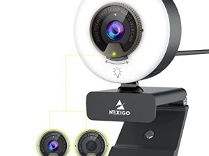 NexiGo N960E 1080P 60FPS Webcam with Light