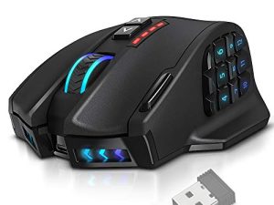 UtechSmart Venus Pro RGB Wireless MMO Gaming Mouse