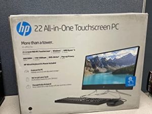 HP 22-DF AMD Ryzen 3 3250U 8GB 1TB HDD 21.5-Inch Full HD Touch Screen All-in-One PC