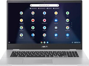 ASUS - 17.3" Chromebook - Intel Celeron N4500 - 4GB Memory - 32GB eMMC - Transparent Silver