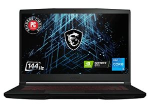 MSI GV15 15.6" 144Hz Gaming Laptop: Intel Core i5-11400H GTX 1650 8GB 256GB NVMe SSD