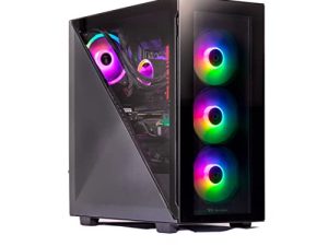Velztorm (Black Gladio) CTO Gaming Desktop PC (Liquid Cooled AMD Ryzen 7-5800X 8-Core