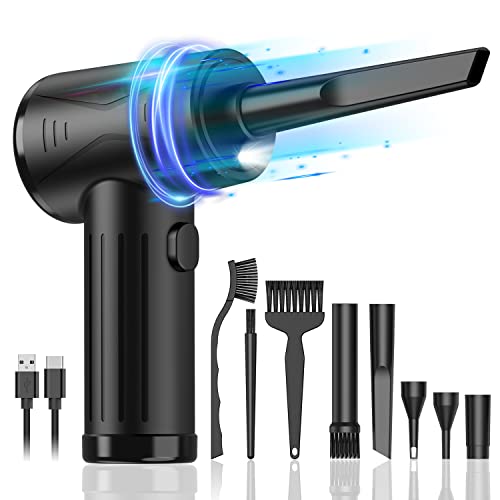 Compressed-air-dusters-electric-duster-100000RPM- air Blower for Computer - No Compressed air can - Replace Canned air dusters -Keyboard Cleaner - pc air dusters - Compressed air Electric 7600mAh Compressed-air-dusters-electric-duster-100000RPM- air Blower for Computer - No Compressed air can - Replace Canned air dusters -Keyboard Cleaner - pc air dusters - Compressed air Electric 7600mAh