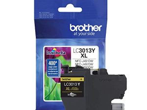 Brother Printer LC3013Y Single Pack Cartridge Yield Up To 400 Pages LC3013 Ink Yellow