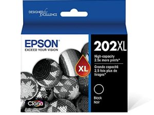 EPSON T202 Claria -Ink High Capacity Black -Cartridge (T202XL120-S) for select Epson Expression and WorkForce Printers