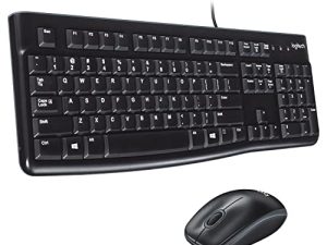 Logitech MK120 Wired Keyboard and Mouse Combo for Windows
