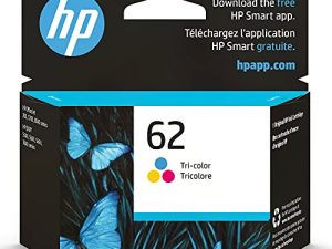 Original HP 62 Tri-color Ink Cartridge | Works with HP ENVY 5540