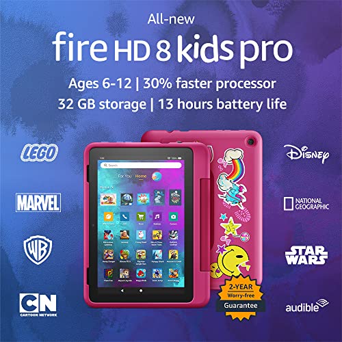 All-new Amazon Fire HD 8 Kids Pro tablet All-new Amazon Fire HD 8 Kids Pro tablet