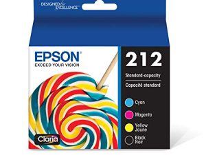 EPSON T212 Claria -Ink Standard Capacity Black & Color -Cartridge Combo Pack (T212120-BCS) for select Epson Expression and WorkForce Printers