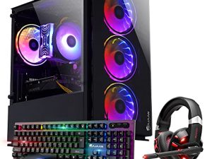 HAJAAN Gaming Desktop Tower PC - Intel Core i3-10100F Processor 3.60 GHz