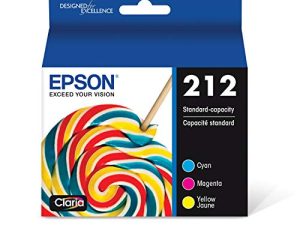 EPSON T212 Claria -Ink Standard Capacity Color Combo Pack (T212520-S) for Select Epson Expression and Workforce Printers