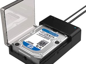 SABRENT USB 3.0 to SATA External Hard Drive Lay-Flat Docking Station for 2.5 or 3.5in HDD