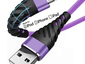 Short iPhone Charger Cable 1ft for [Apple MFi Certified]