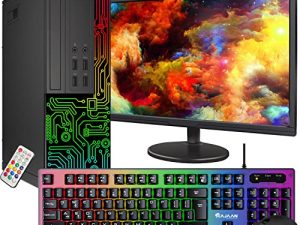 Dell RGB Desktop Computer PC with 24 Inch Monitor
