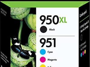 Hp 951 / 950Xl (C2p01fn) Ink Cartridges (Cyan Magenta Yellow Black) 4-Pack In Retail Packaging