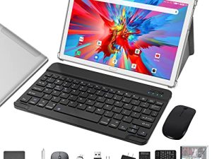 ZONKO 2023 Newest 2 in 1 Tablet 10 inch 4G Phone Call with Dual Sim Card Slot