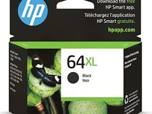 Original HP 64XL Black High-yield Ink Cartridge | Works with HP ENVY Inspire 7950e; ENVY Photo 6200