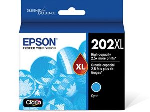 EPSON T202 Claria -Ink High Capacity Cyan -Cartridge (T202XL220-S) for select Epson Expression and WorkForce Printers